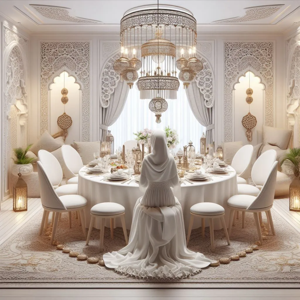 Kadınlar Ramazan 2024 yemek dekorasyonunda yaratıcı olduklarında 1	